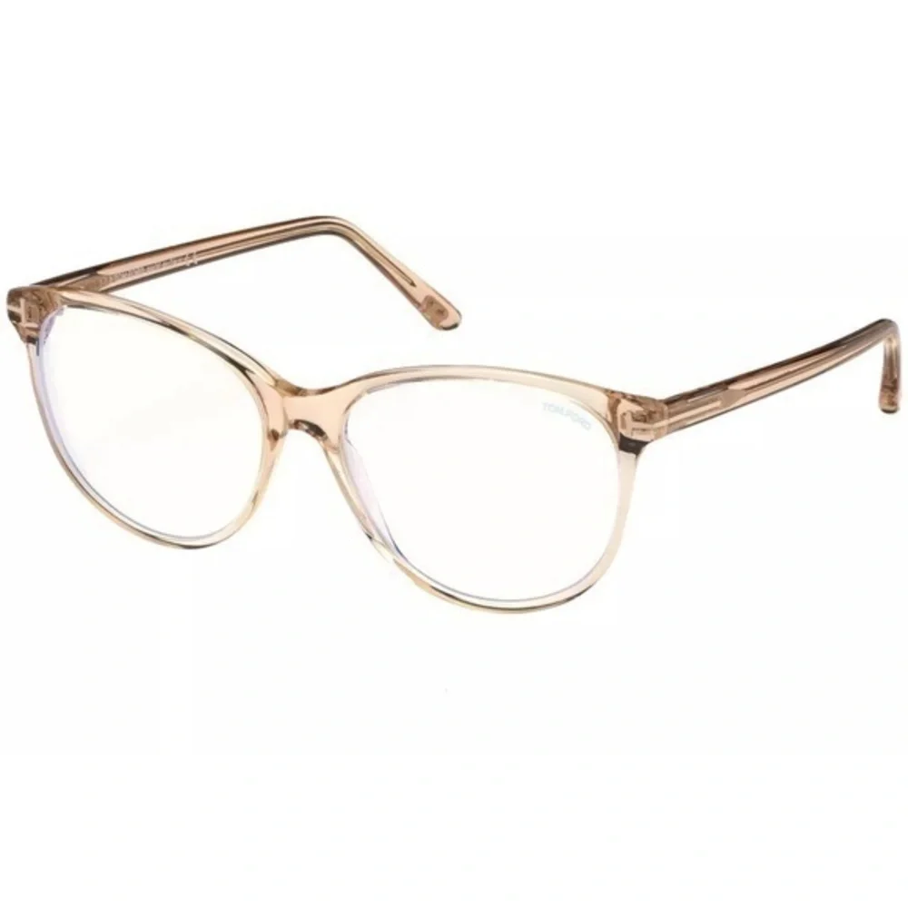 Tom Ford TF5544B FT5544B Crystal Beige Pink Plastic Eyeglasses Frame 53-15-140